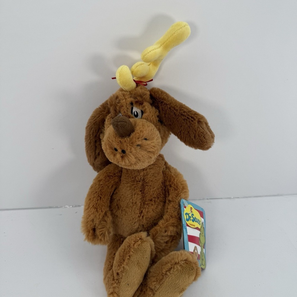 Dr. Seuss How The Grinch Stole Christmas Max Plush Toy New Eco Friendly